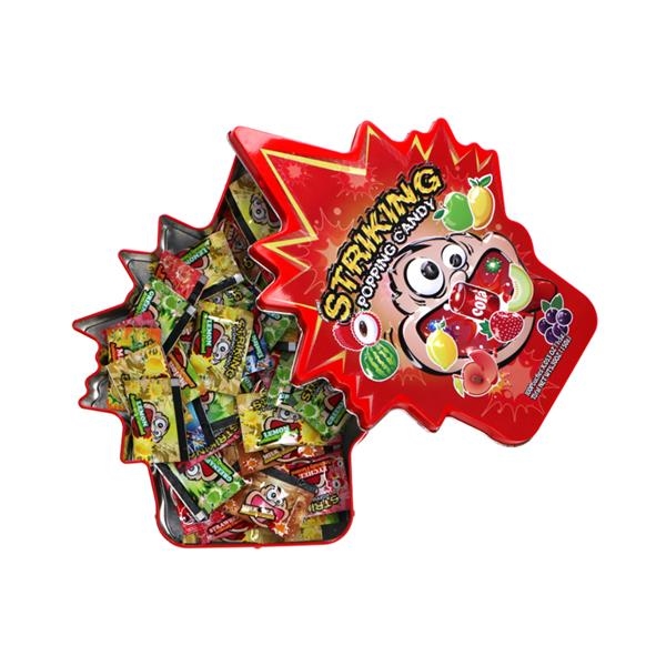 Striking Popping candy (boîte cadeau saisonnière) 150 gr x 10 pc
