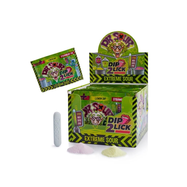 Dr. Sour Dip 2 Lick 18 gr x 24 st