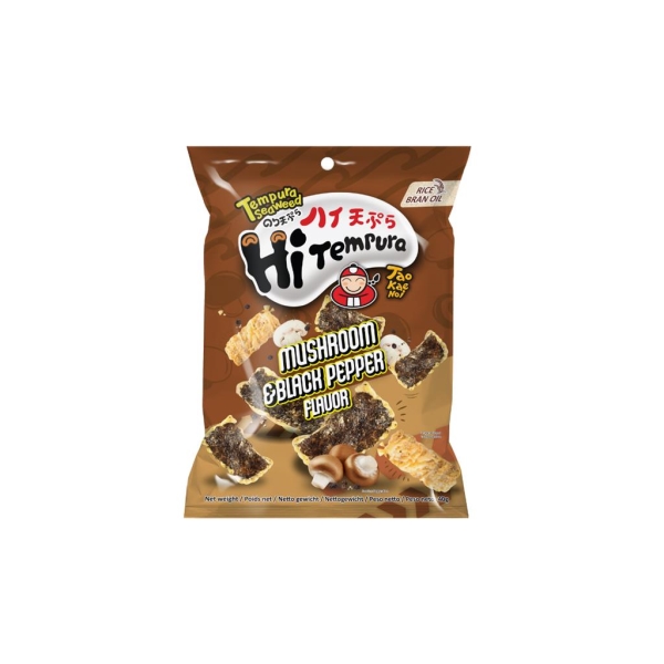 Taokaenoi Tempura Algues Champignon et Poivre Noir 40 gr x 6 pc