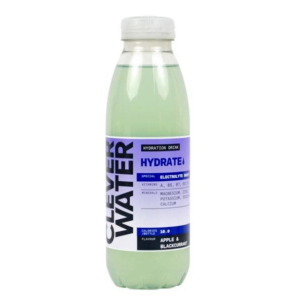Clever Water HYDRATE Apple & Blackcurrant 500 ml x 12 st