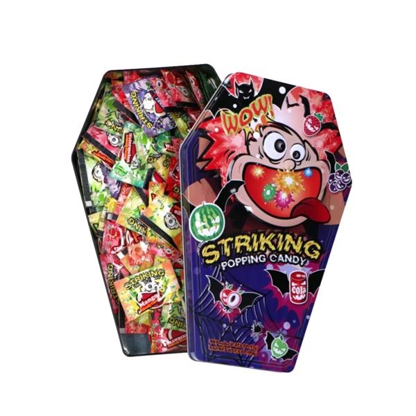 Striking Popping candy (boîte assortie pour Halloween) 150 gr x 10 pc