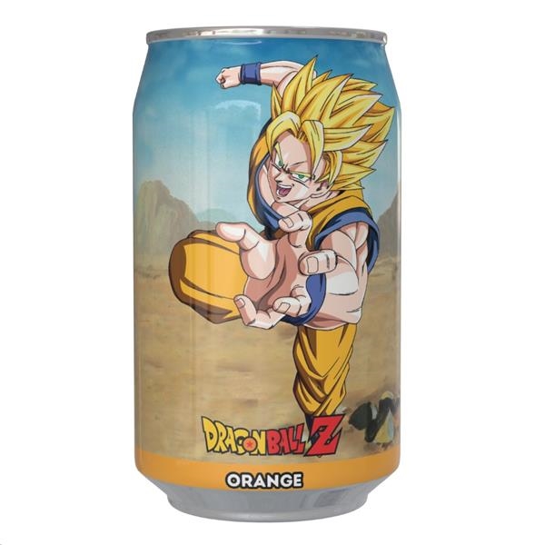 Kawaji Dragon Ball Z Soda goût orange 330 ml x 12 pc
