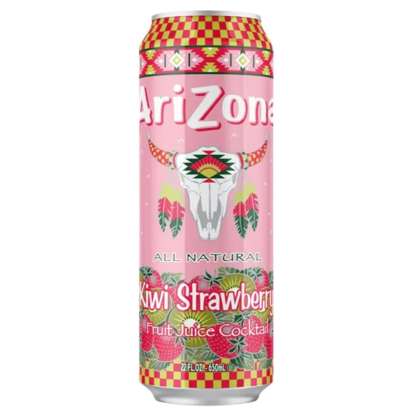 Arizona Kiwi Fraise 650 ml x 24 pc