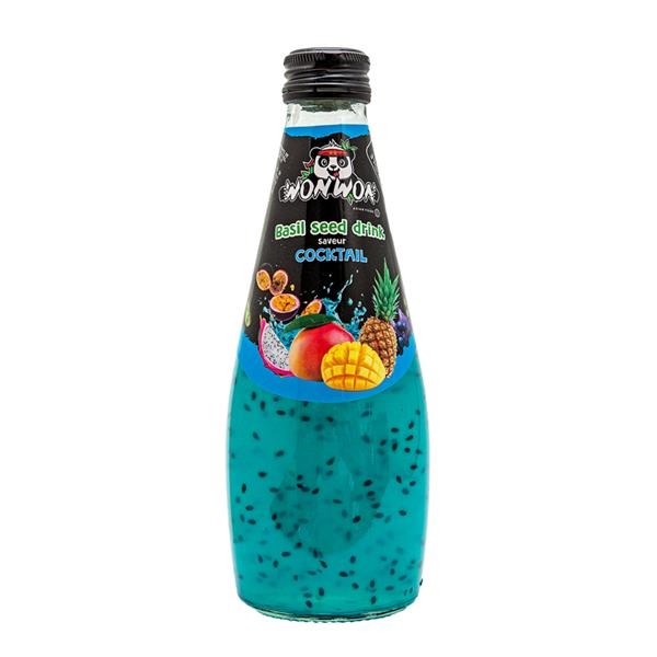 Won Won Basil Seed Drink Cocktail 290 ml x 12 pc
