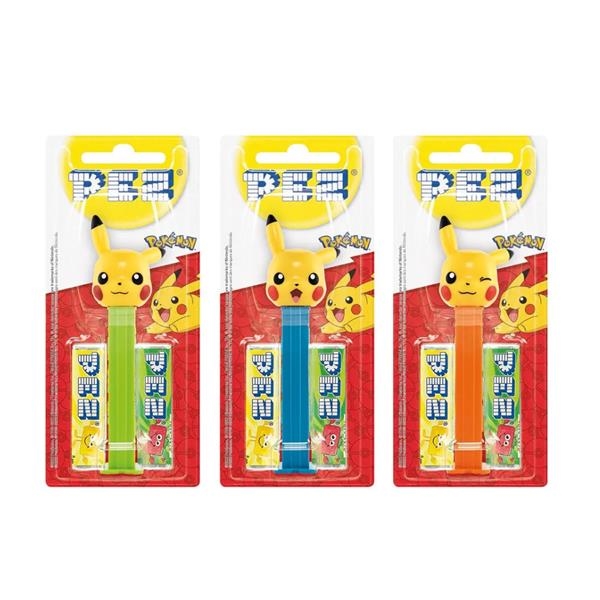 Pez Pokémon Pikachu sans recharge 17 gr x 12 pc