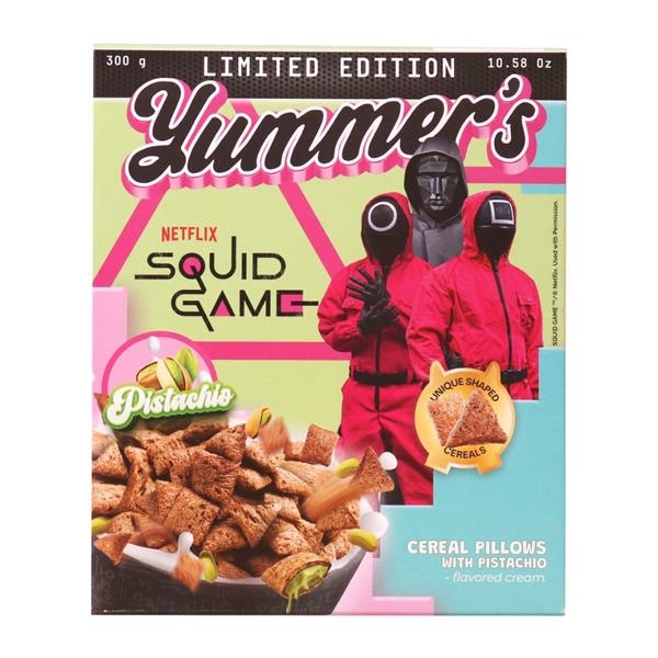 Squid Game Yummers céréales à la pistache 300 gr x 12 pc
