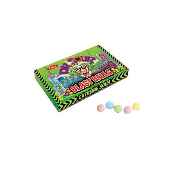 Dr. Sour Blast Balls Theatre Box 80 gr x 12 st