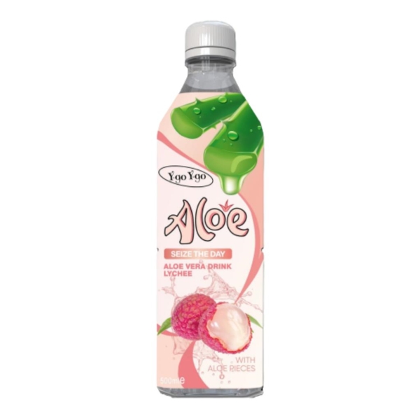 Y-go Y-go Aloe Vera Lychee 500 ml x 12 pc