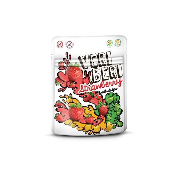 Veri Beri Strawberry fruit strips 50 gr x 28 pc