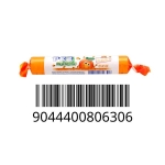 Pez roll dextrose framboise, orange et citron 39 gr x 30 pc