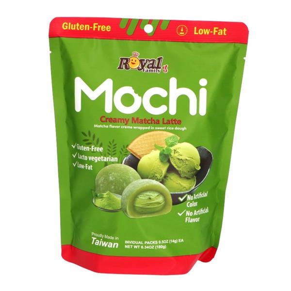 Royal Family Mochi Matcha Green Tea & Cream 180 gr x 12 pc